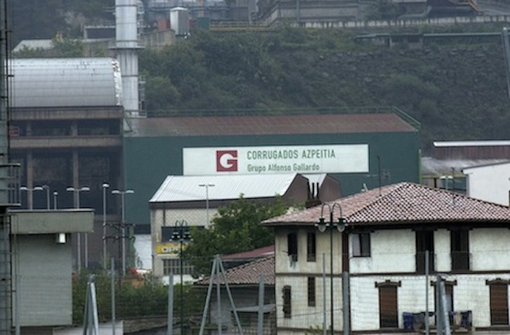 La planta de Corrugados Azpeitia. (Gorka RUBIO/FOKU)