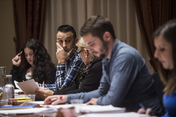 Iñaki Crespo, en un pleno de la legislatura anterior. (Jagoba MANTEROLA/FOKU)