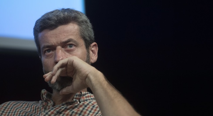 Julliard, en la mesa redonda del jueves tarde en Ficoba. (Jon URBE | FOKU)