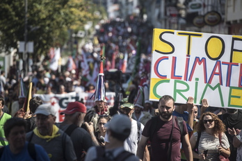 Le climat était dans tous les esprits. © Jagoba Manterola/Foku