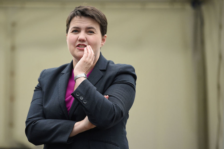 La líder tory en Escocia, Ruth Davidson, ha anunciado su dimisión. (Oli SCARFF / AFP)