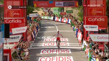 Jesús Herrada ha llegado en solitario a la meta en la sexta etapa. (LA VUELTA)