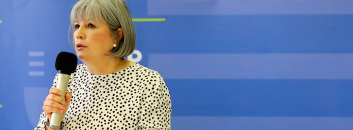 Patricia Linares, presidenta de la Justicia Especial de Paz. (JEP)