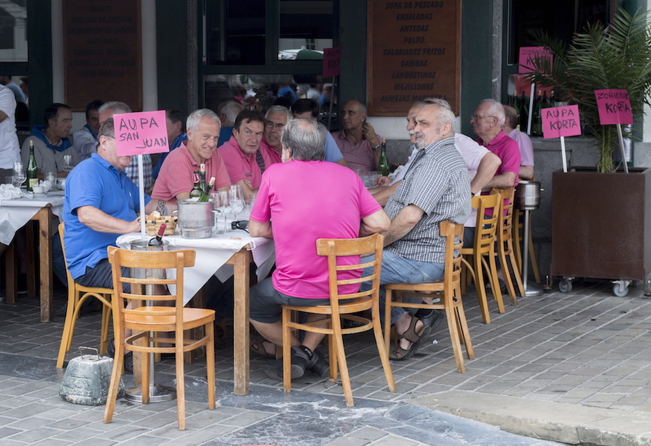 Mesa redonda de veteranos. (Gorka RUBIO / FOKU)