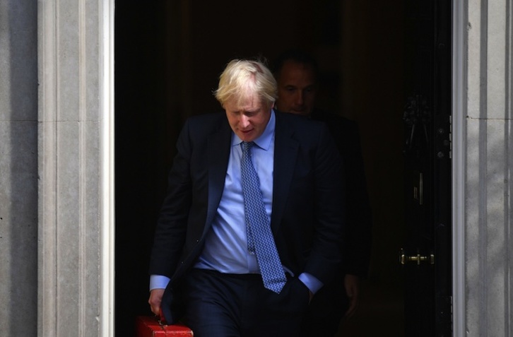 El primer ministro británico, Boris Johnson. (Daniel LEAL-OLIVAS/AFP)
