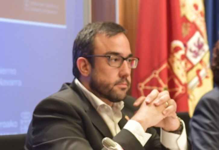 Javier Remírez, portavoz del Gobierno de Nafarroa. (Idoia ZABALETA/FOKU)