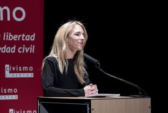 Cayetana Álvarez de Toledo, portavoz del PP en el Congreso. (Iñigo URIZ | FOKU)