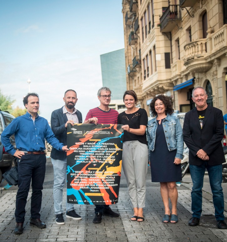 Imagen de la presentación de Donostia Festibala. (Gorka RUBIO / FOKU)