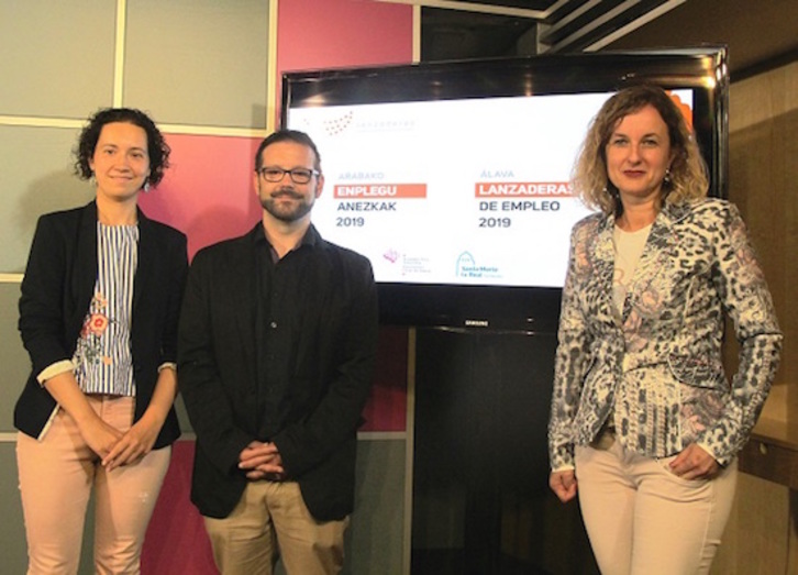 Presentación de la lanzadera de empleo. (Diputación foral de Araba)