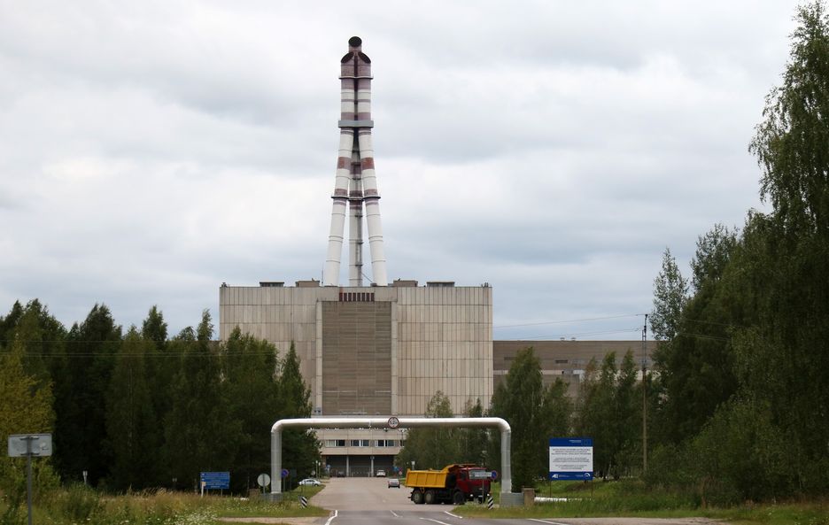 Parte de la serie se rodó en la inoperativa central de Ignalina, conocida como «la hermana de Chernóbil» debido a su parecido visual. (Petras MALUKAS/AFP)