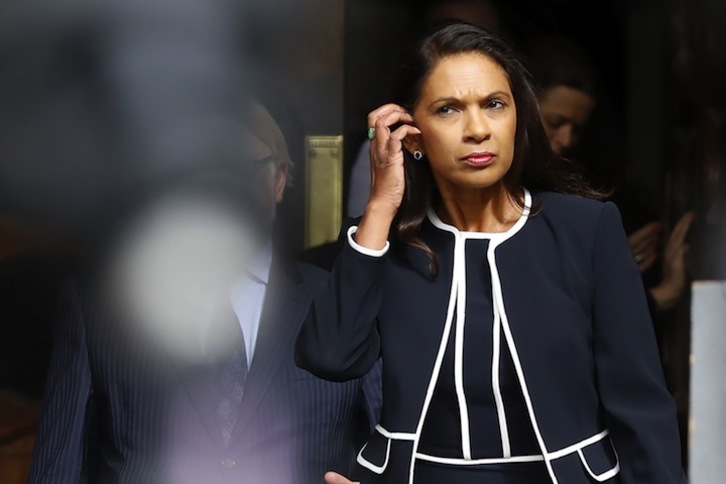 La empresaria Miller, promotora del recurso. (Tolga AKMEN/AFP)