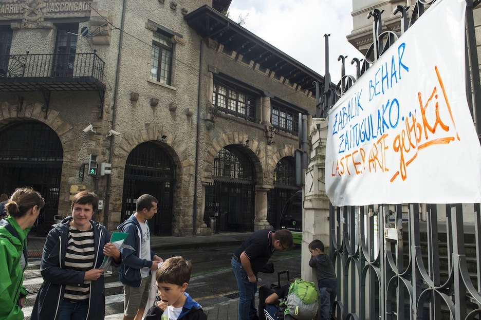 La estación es un espacio de oportunidad para la cercana escuela. (Monika DEL VALLE | FOKU)