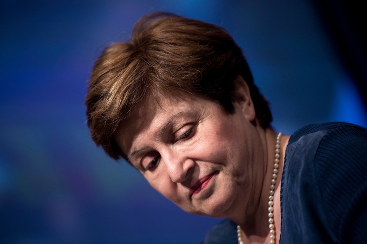 La economista Kristalina Georgieva. (Brendan SMIALOWSKI/AFP)