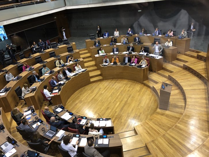 Sesión de control al Gobierno. (Ibai AZPARREN)