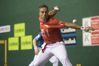 Aimar Olaizola renuncia al Cuatro y Medio (Juan Carlos RUIZ / FOKU)