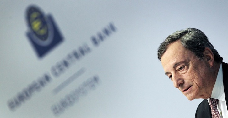 Mario Draghi, presidente del Banco Central Europeo. (Daniel ROLAND | AFP)
