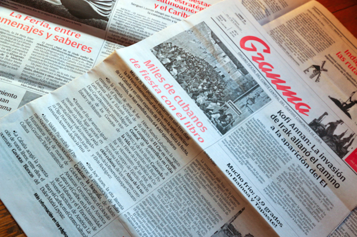 Ejemplares del diario ‘Granma’. (GETTY IMAGES)