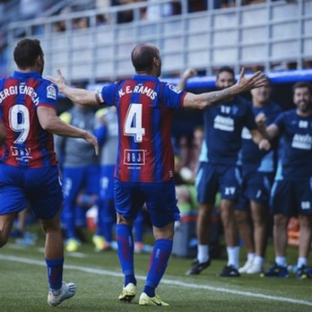 Ramis ha marcado el primer gol de la temporada en Ipurua aunque finalmente no ha servido de nada. (SD EIBAR)