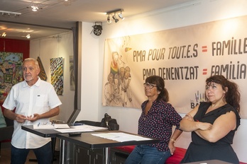 Representantes de Les Bascos y Plannig Familial. (Guillaume FAUVEAU)