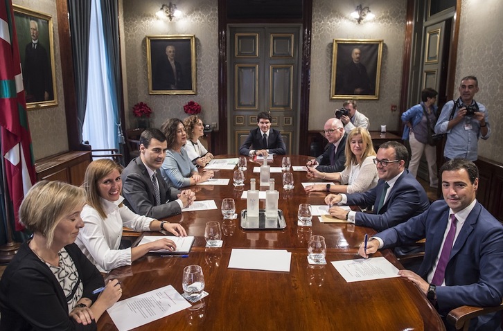 Reunión del Consejo de Gobierno de la Diputación de Bizkaia. (Marisol RAMIREZ | FOKU)