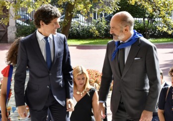 Recepción en Ibaigane a la Diputación de Bizkaia en Aste Nagusia. (@AthleticClub)