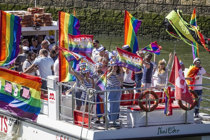 2018ko Pridea Bilbon. (Aritz LOIOLA/FOKU).
