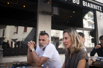 Marine Batiste a 42 ans et deux enfants, dont un scolarisé à l'ikastola de Biarritz. © Guillaume FAUVEAU
