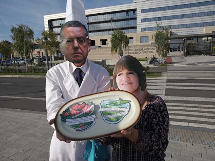 Acto de la Plataforma por los Derechos Sociales de Gasteiz. (PDS)