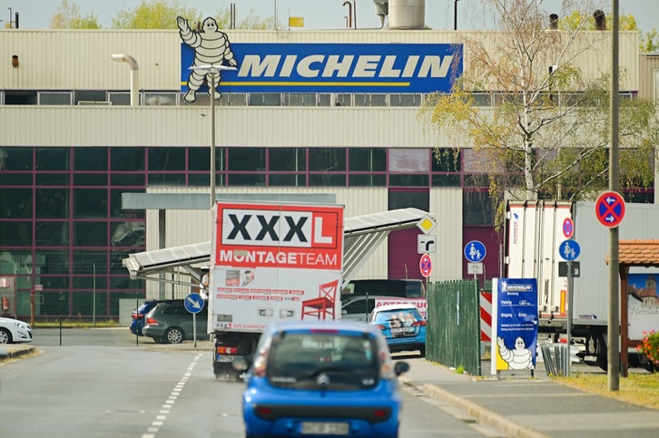 La fábrica de Michelin en Hallstadt. (Nicolas Armer | AFP)