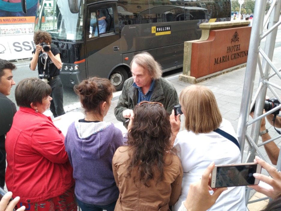 Michel Houellebecq idazlea, ‘Thalasso’-ko protagonista. (NAIZ)