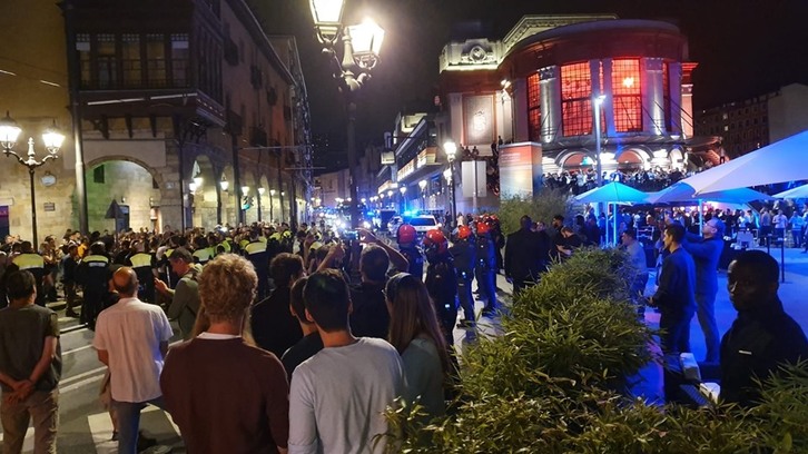 Un amplio dispositivo policial protegió la fiesta privada.