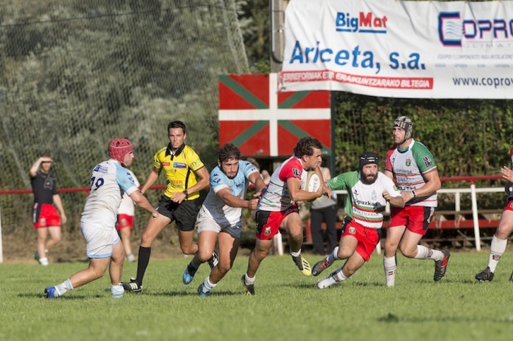 El domingo se vivirá una fiesta del rugby vasco en Altamira (Iñigo URIZ / FOKU)