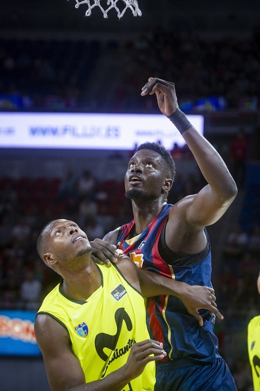 Foto de archivo de un Youssoupha Fall que ha sembrado el terror en el Palau mientras le ha durado el fuelle. (Jaizki FONTANEDA / FOKU)