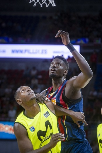 Foto de archivo de un Youssoupha Fall que ha sembrado el terror en el Palau mientras le ha durado el fuelle. (Jaizki FONTANEDA / FOKU)