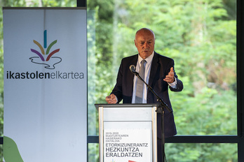 Alain Rousset Akitania Berriko presidenteak ere ekimenean parte hartu zuen. ©Guillaume Fauveau