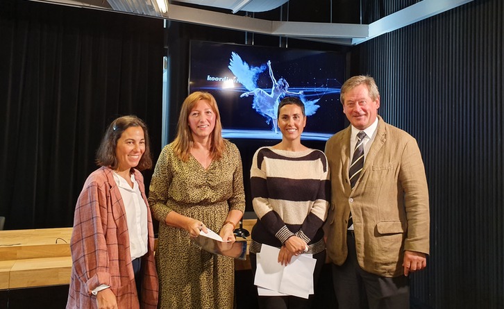 La presentación de la nueva temporada de Sarea ha tenido lugar en Muxikebarri Zentroa de Getxo. (IREKIA)