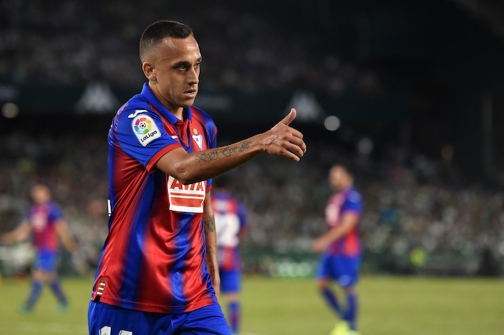 Orellana, que había marcado en los dos partidos anteriores, tampoco ha perdonado en el Villamarín. (LOF)