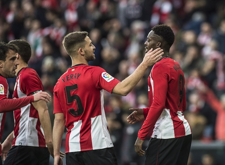 Yeray con Williams en un partido de la temporada pasada. (Marisol RAMIREZ / FOKU)