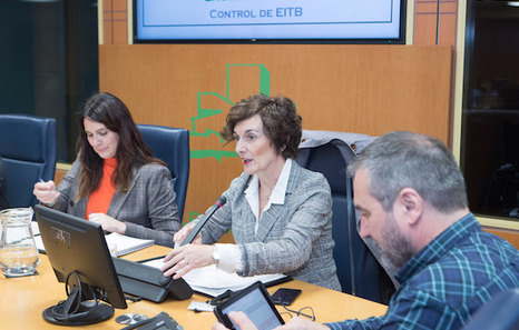 La responsable de EiTB, Maite Iturbe. (PARLAMENTO VASCO) 