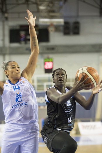 Foto de archivo de Erika De Souza frente a IDK Gipuzkoa. (Juan Carlos RUIZ / FOKU)