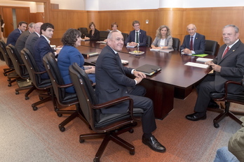 Reunión del Consejo Vasco de Finanzas Públicas. (Juanan RUIZ/FOKU)