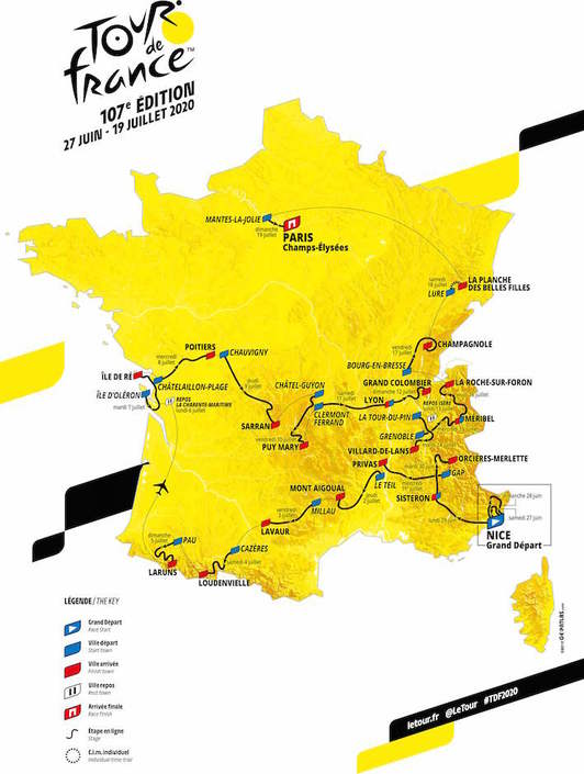 Este es el recorrido del Tour presentado hoy en París (Le Tour)