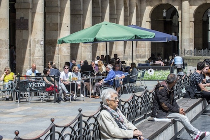Bilbon 2009tik populazioaren beherakada etengabea izan da. (Marisol RAMIREZ/FOKU)