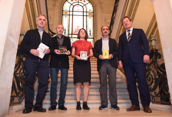 Los Premios Euskadi de Literatura que restaban se han dado a conocer en Bilbo. (FOKU)