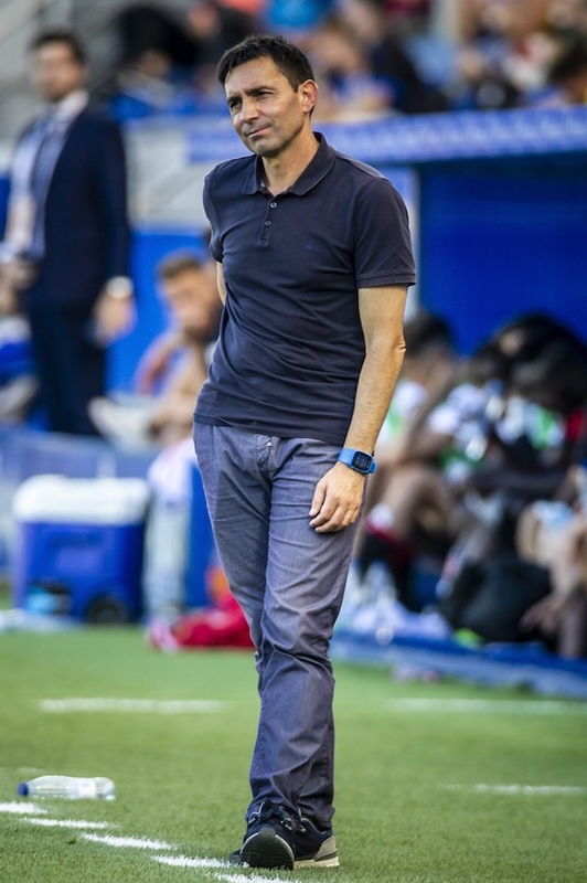 Asier Garitano, en el último partido de Mendizorrotza frente al Mallorca.(Jaizki FONTANEDA / FOKU)