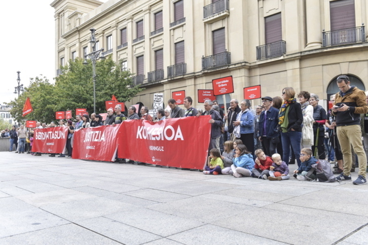 Concentración de Kontseilua en Iruñea | Foto: Idoia Zabaleta (FOKU)