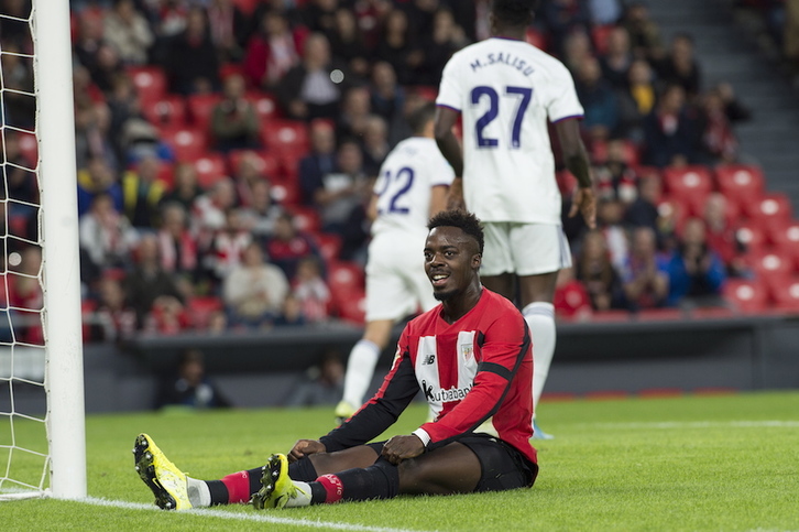 Williams ha marcado el gol del Athletic en una gran jugada. (Monika DEL VALLE / FOKU)