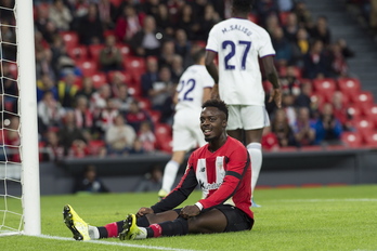 Williams ha marcado el gol del Athletic en una gran jugada. (Monika DEL VALLE / FOKU)