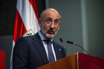 Aitor Elizegi, presidente del Athletic. (Aritz LOIOLA / FOKU)