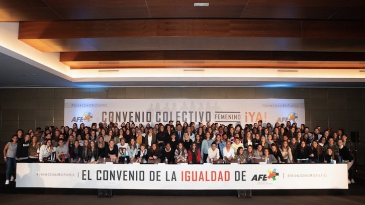 AFE ha reunido a 200 futbolistas en Madrid. (AFE)